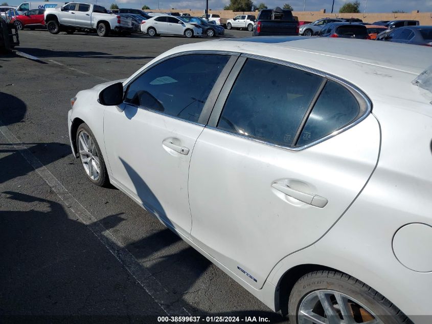 2014 LEXUS CT 200H - JTHKD5BH7E2183744