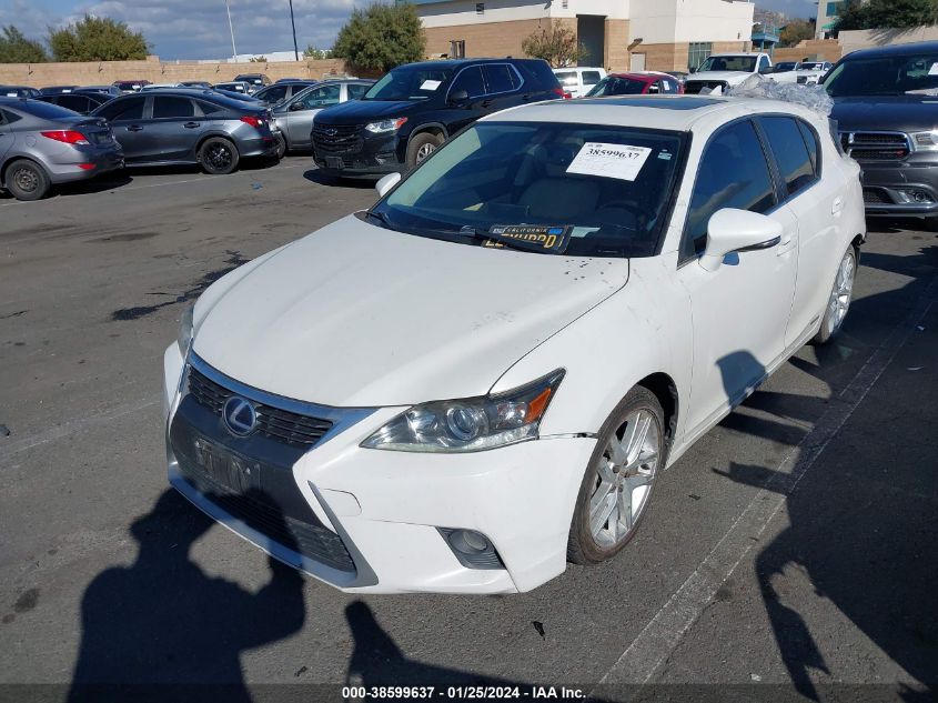 2014 LEXUS CT 200H - JTHKD5BH7E2183744