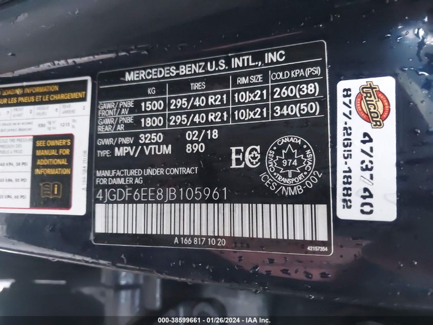 2018 MERCEDES-BENZ GLS 450 4MATIC 4JGDF6EE8JB105961
