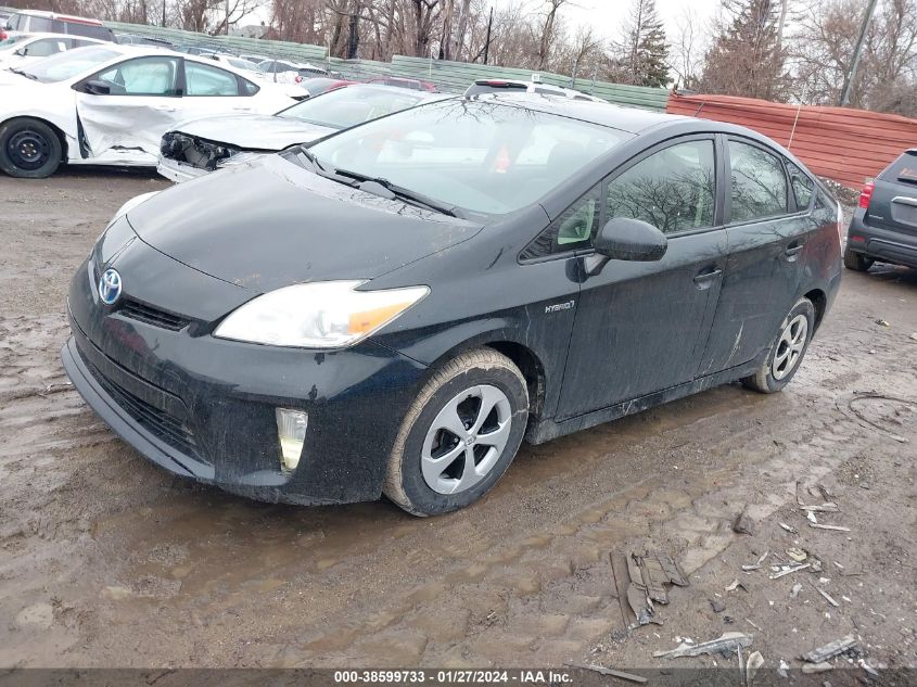 2013 TOYOTA PRIUS TWO - JTDKN3DU6D1635720