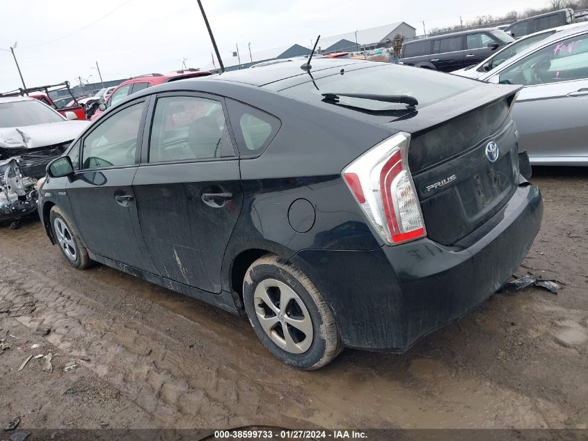 2013 TOYOTA PRIUS TWO - JTDKN3DU6D1635720