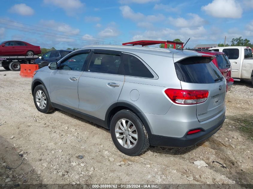 2017 KIA SORENTO 2.4L LX - 5XYPG4A34HG217776