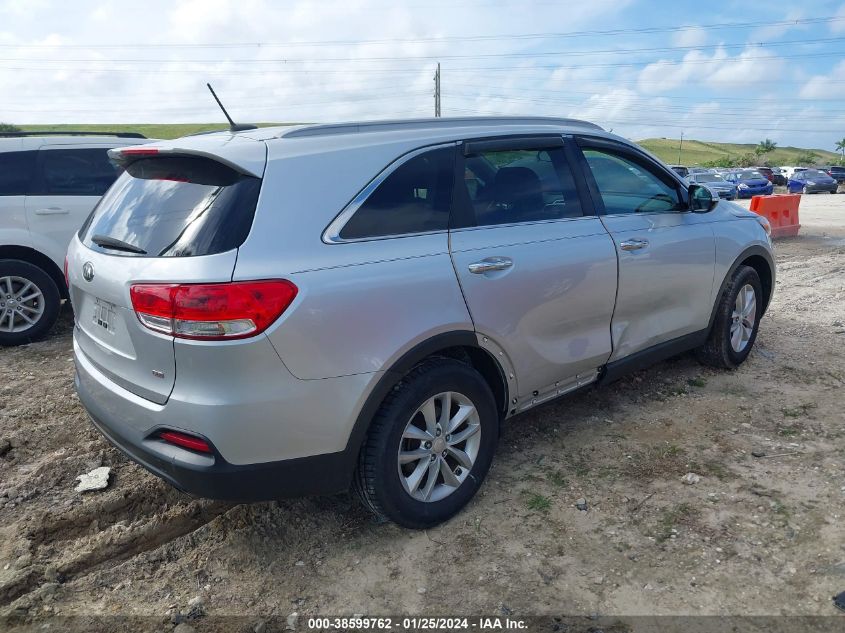 2017 KIA SORENTO 2.4L LX - 5XYPG4A34HG217776