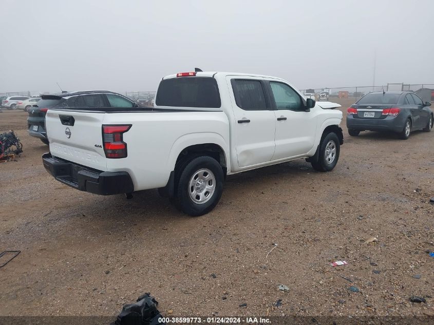 2022 NISSAN FRONTIER S 4X4 - 1N6ED1EK1NN663692