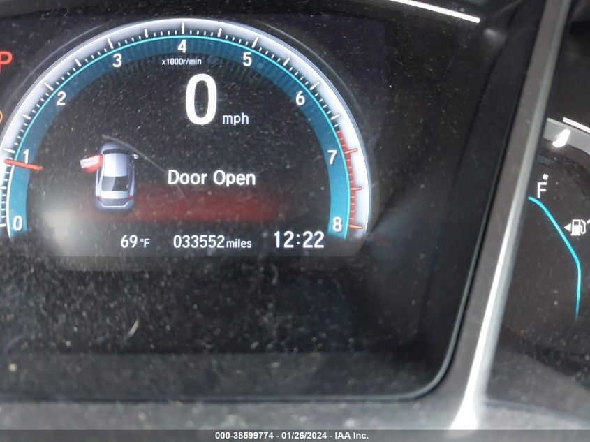 2018 HONDA CIVIC EX - 2HGFC2F78JH582669