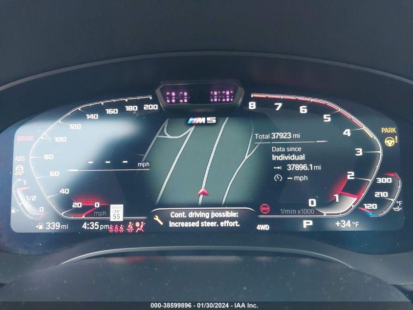 2022 BMW M5 - WBS83CH04NCH69750