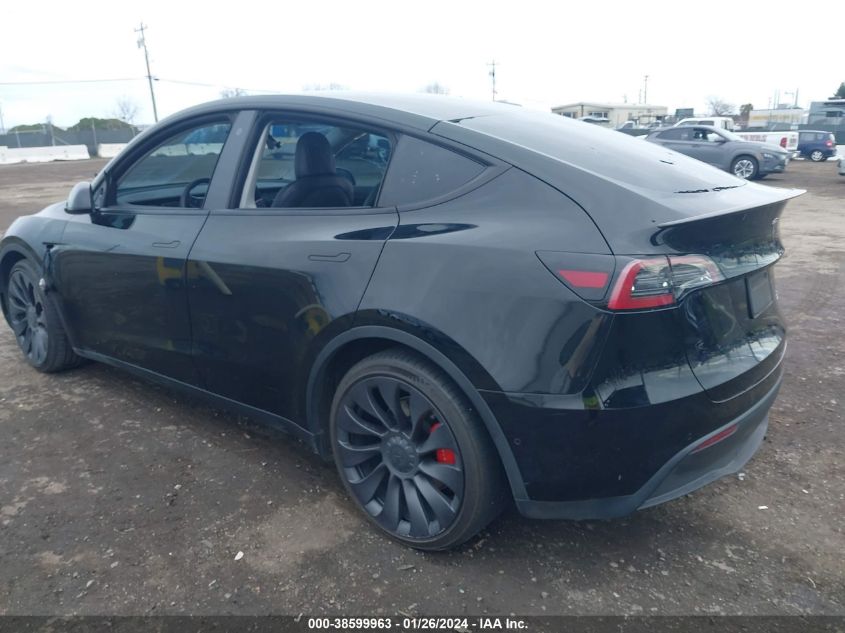 2022 TESLA MODEL Y PERFORMANCE DUAL MOTOR ALL-WHEEL DRIVE - 7SAYGDEF6NF336153