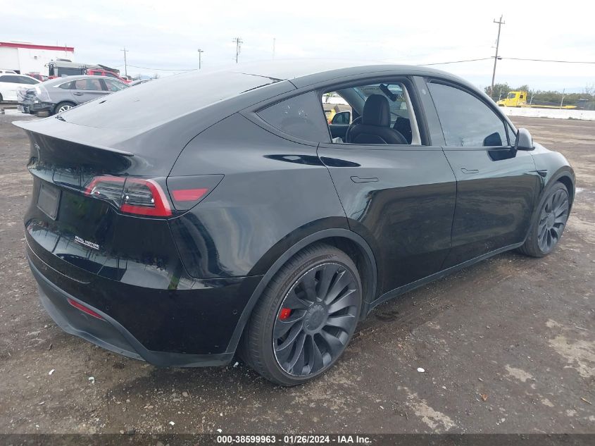 2022 TESLA MODEL Y PERFORMANCE DUAL MOTOR ALL-WHEEL DRIVE - 7SAYGDEF6NF336153