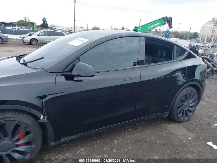 2022 TESLA MODEL Y PERFORMANCE DUAL MOTOR ALL-WHEEL DRIVE - 7SAYGDEF6NF336153