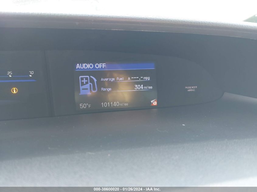 2013 HONDA CIVIC EX - 19XFB2F86DE283627