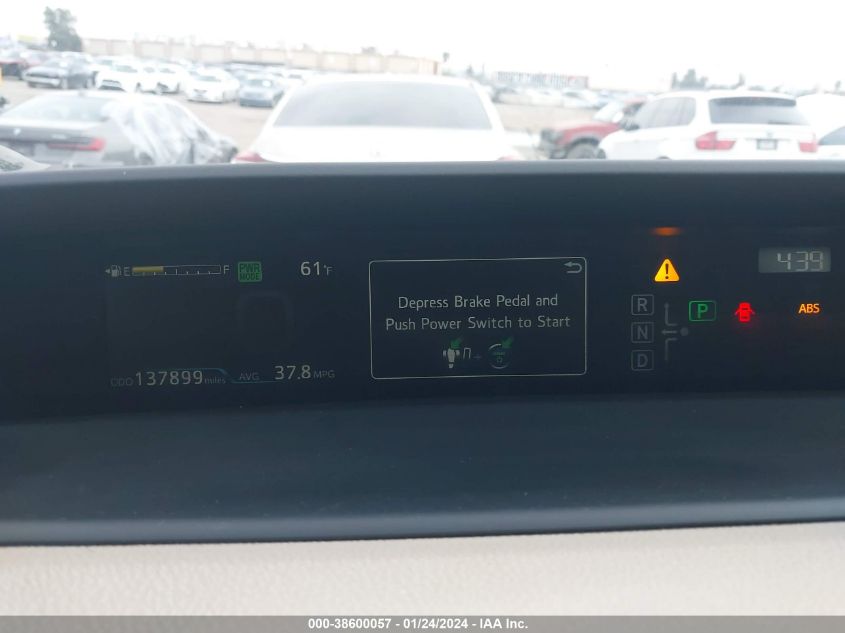 2017 TOYOTA PRIUS TWO - JTDKBRFU0H3575713