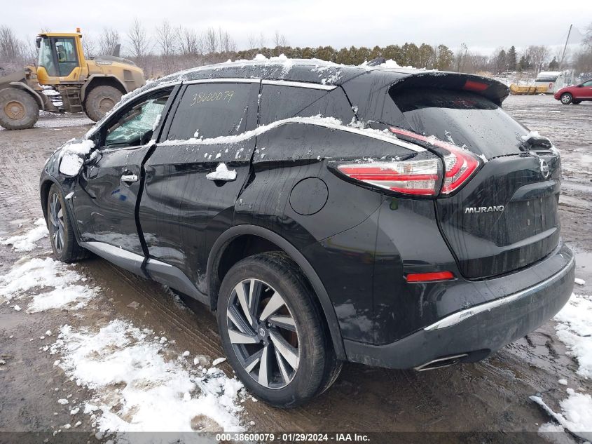 2016 NISSAN MURANO PLATINUM - 5N1AZ2MH7GN160634