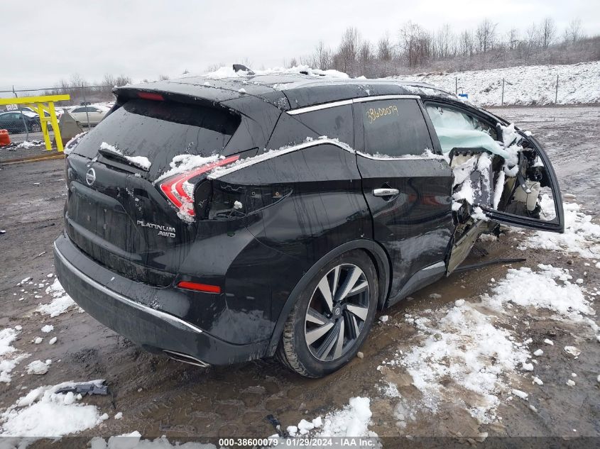 2016 NISSAN MURANO PLATINUM - 5N1AZ2MH7GN160634