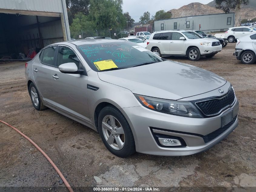 2015 KIA OPTIMA LX - 5XXGM4A70FG370071