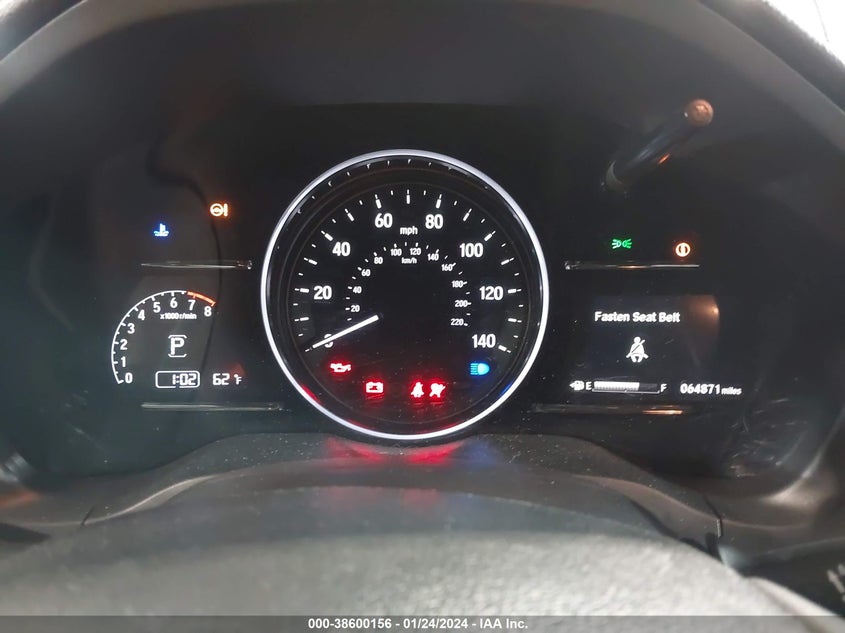 VIN 3CZRU5H74KM722334 2019 HONDA HR-V EX-L