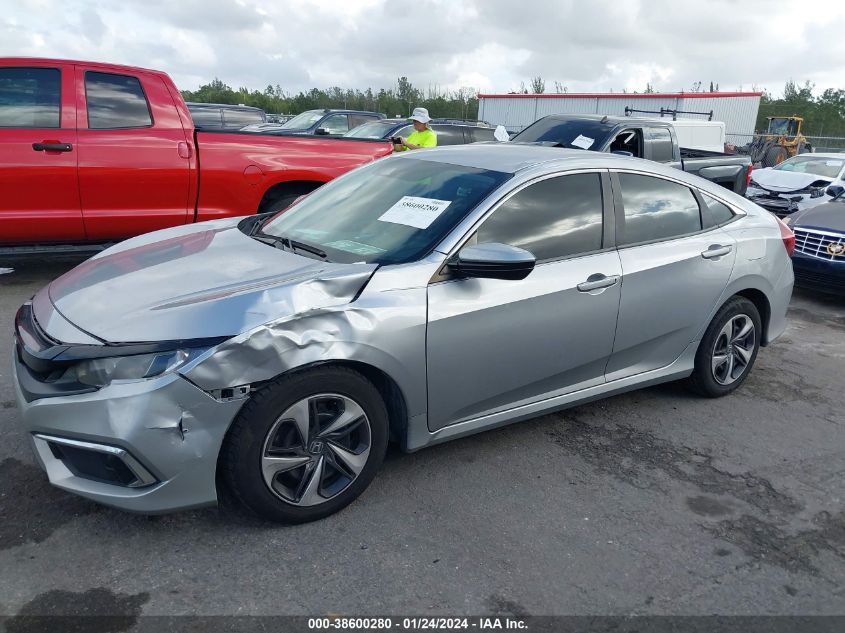 2020 HONDA CIVIC LX - 19XFC2F62LE015037