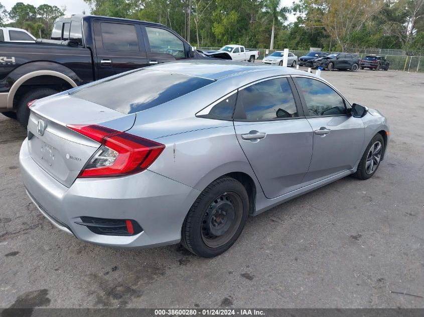 2020 HONDA CIVIC LX - 19XFC2F62LE015037