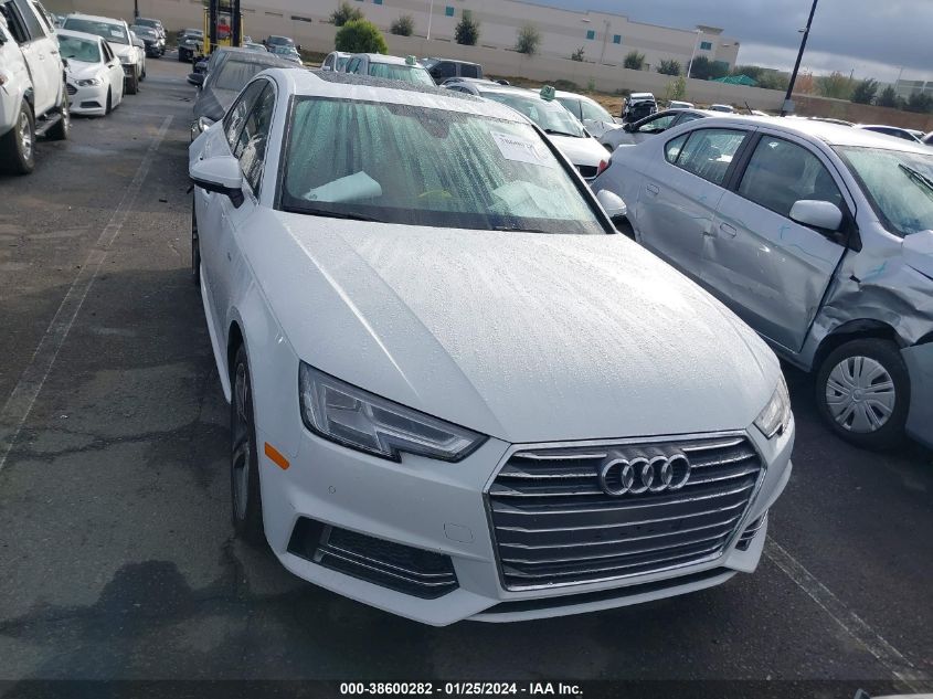2018 AUDI A4 2.0T TECH ULTRA PREMIUM/2.0T ULTRA PREMIUM - WAULMAF45JA044294