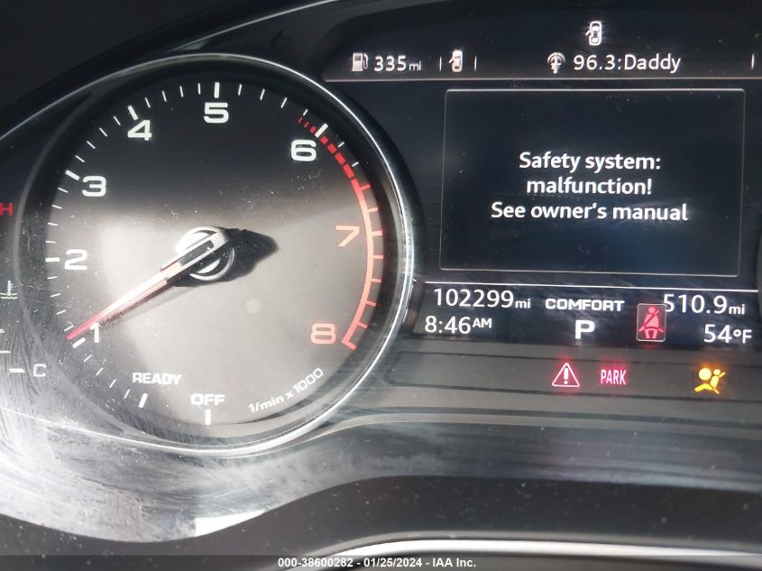 2018 AUDI A4 2.0T TECH ULTRA PREMIUM/2.0T ULTRA PREMIUM - WAULMAF45JA044294