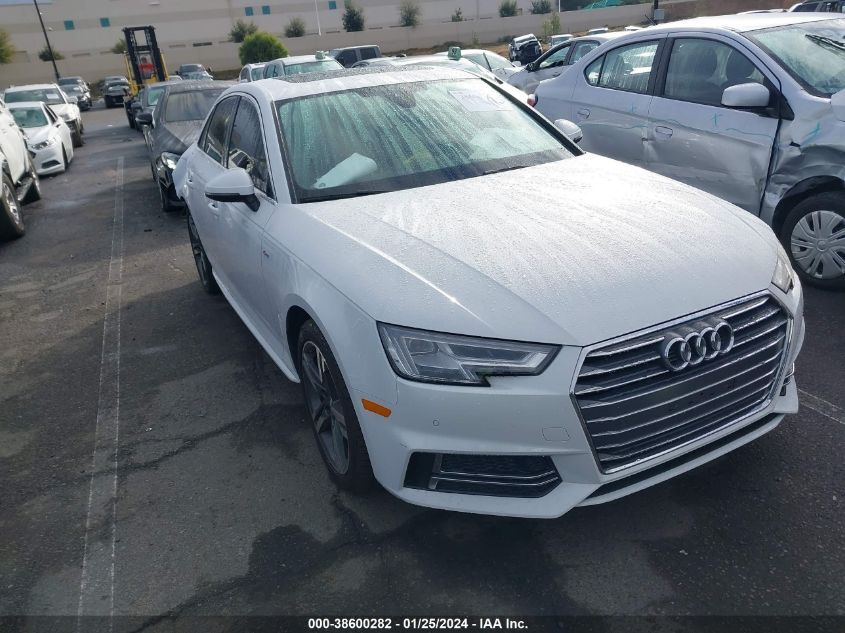 2018 AUDI A4 2.0T TECH ULTRA PREMIUM/2.0T ULTRA PREMIUM - WAULMAF45JA044294