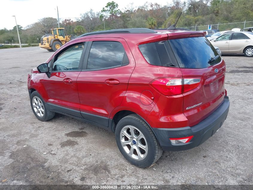 2019 FORD ECOSPORT SE - MAJ3S2GE2KC251744