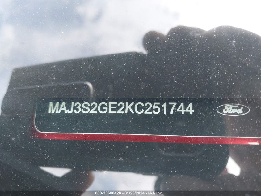 2019 FORD ECOSPORT SE - MAJ3S2GE2KC251744