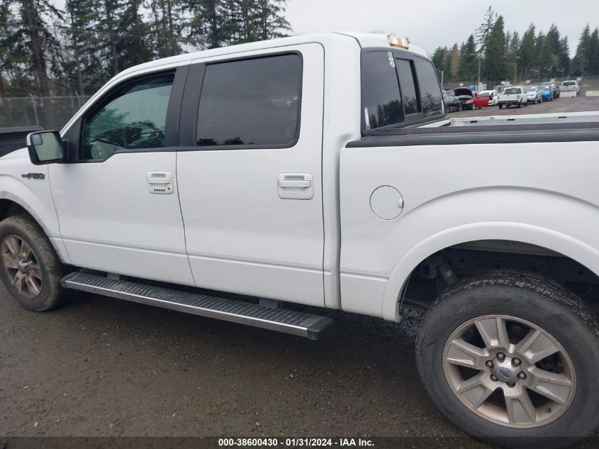 2013 FORD F-150 LARIAT - 1FTFW1EF1DFC58493