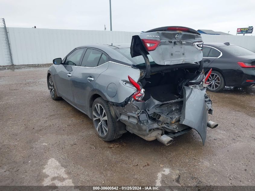 2016 NISSAN MAXIMA 3.5S/SV/SL/SR/PLAT - 1N4AA6AP6GC403284