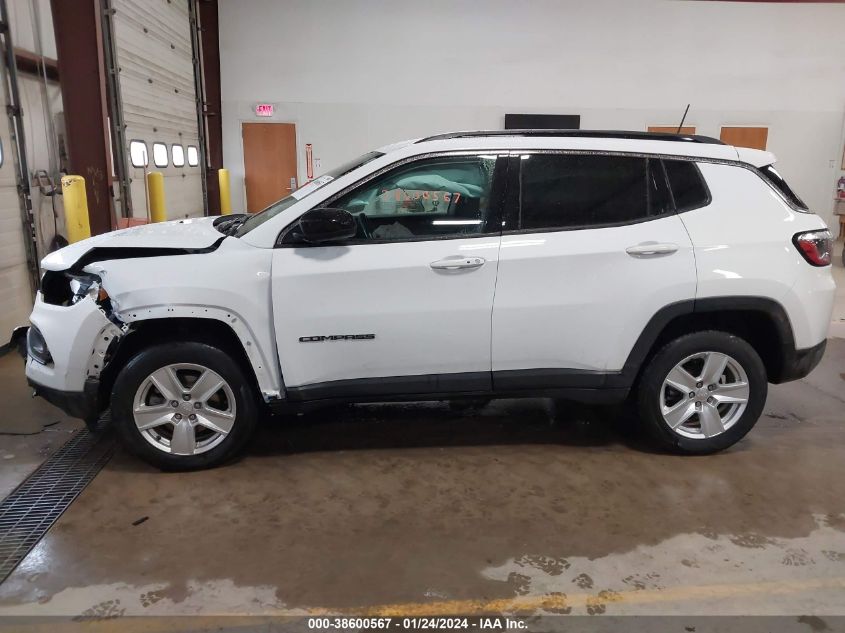 2022 JEEP COMPASS LATITUDE 4X4 - 3C4NJDBBXNT124103