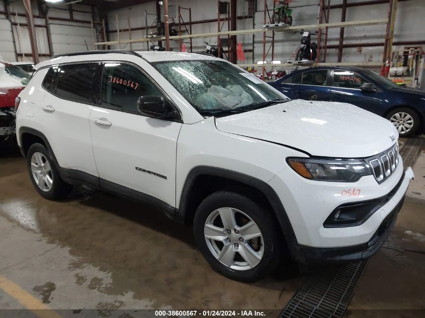 2022 JEEP COMPASS LATITUDE 4X4 - 3C4NJDBBXNT124103