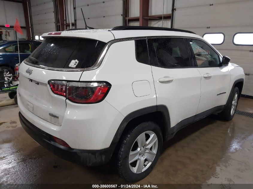 2022 JEEP COMPASS LATITUDE 4X4 - 3C4NJDBBXNT124103