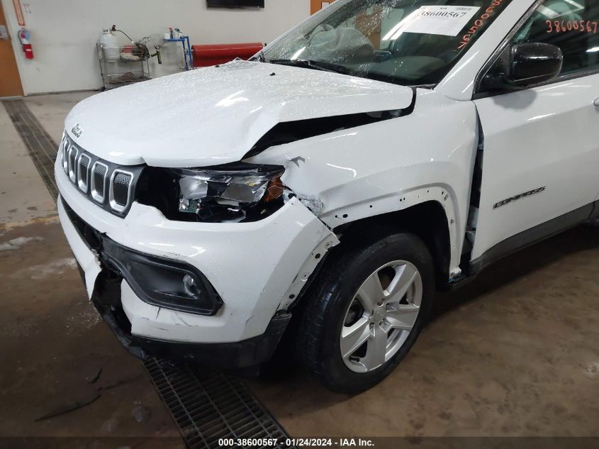 2022 JEEP COMPASS LATITUDE 4X4 - 3C4NJDBBXNT124103