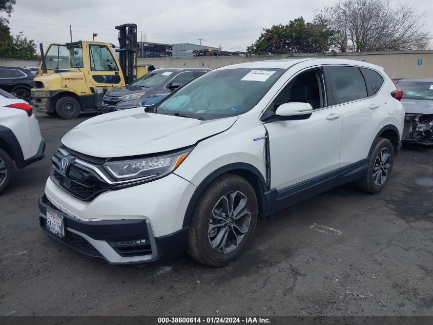 2021 HONDA CR-V HYBRID EX-L - 7FART6H85ME024334