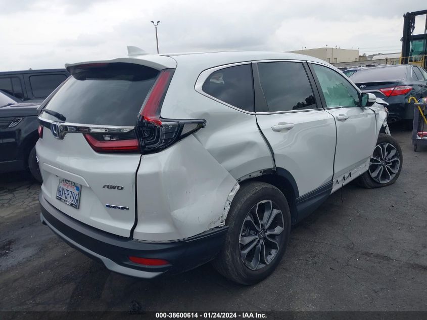 2021 HONDA CR-V HYBRID EX-L - 7FART6H85ME024334