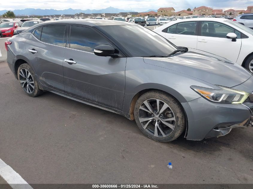 2016 NISSAN MAXIMA 3.5S/SV/SL/SR/PLAT - 1N4AA6AP5GC402711