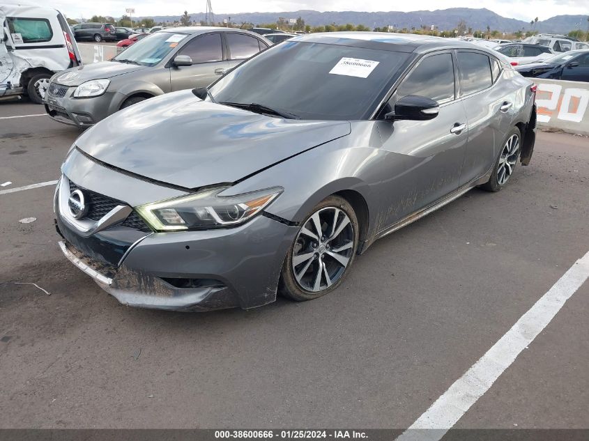 2016 NISSAN MAXIMA 3.5S/SV/SL/SR/PLAT - 1N4AA6AP5GC402711
