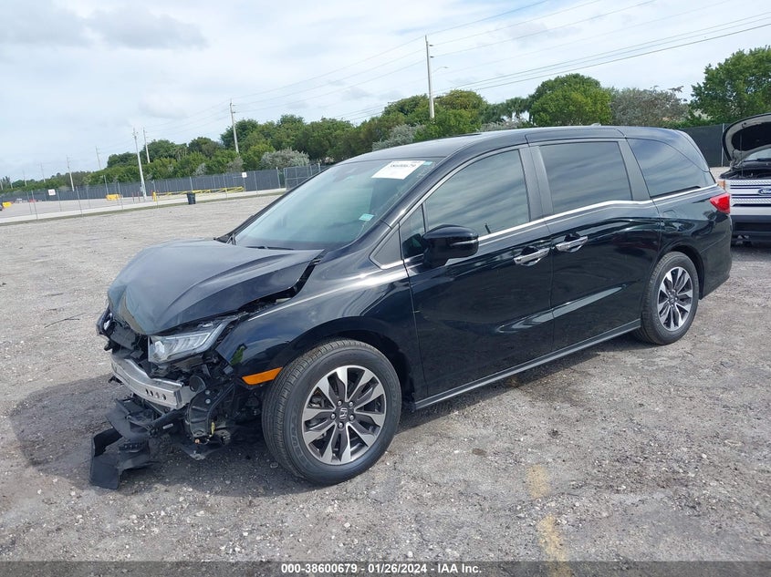 VIN 5FNRL6H73MB011231 2021 HONDA ODYSSEY EXL