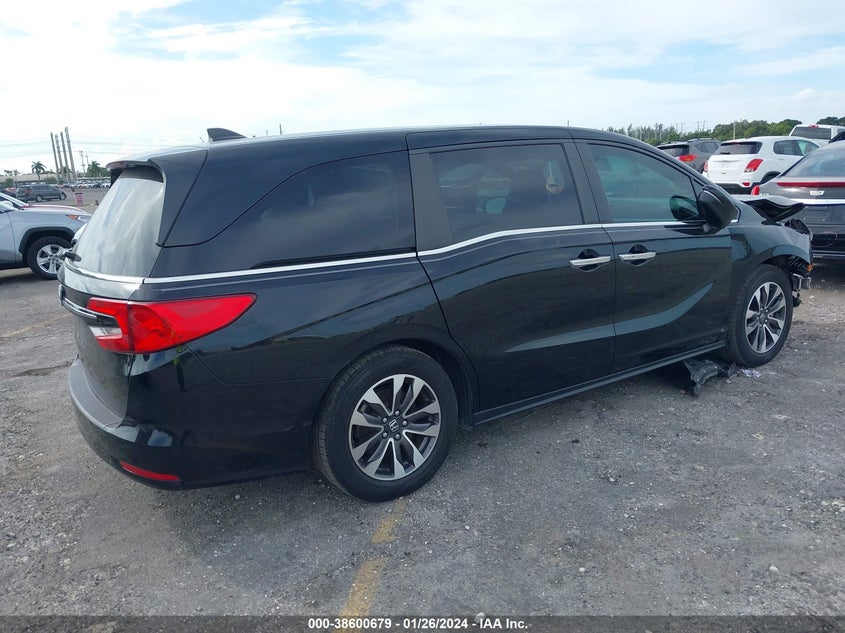 VIN 5FNRL6H73MB011231 2021 HONDA ODYSSEY EXL