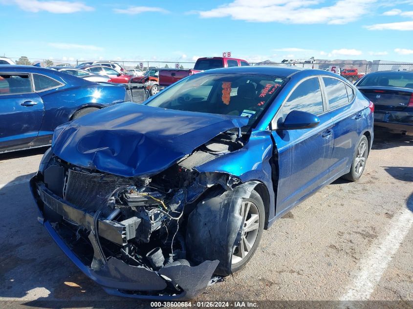 2018 HYUNDAI ELANTRA SEL - 5NPD84LF6JH291707