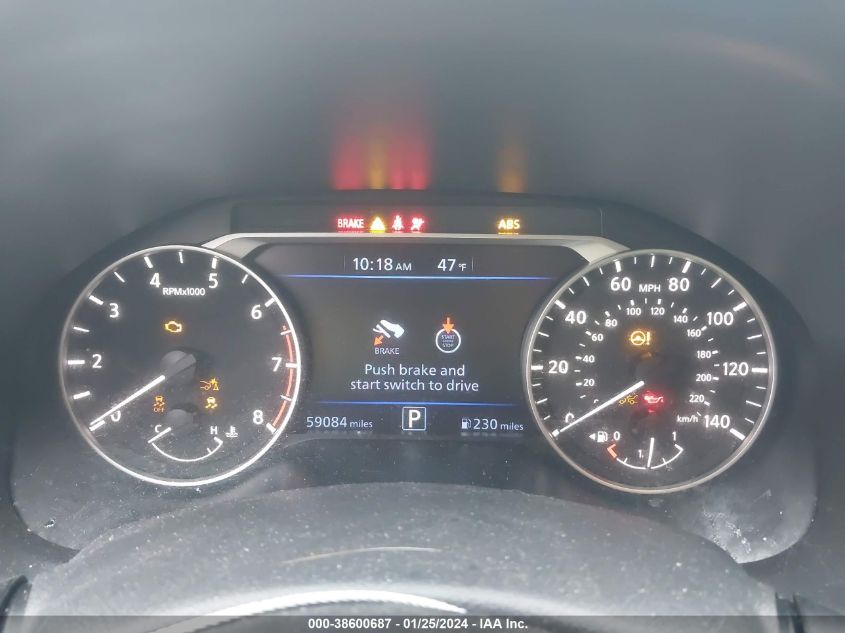 2020 NISSAN ALTIMA SR - 1N4BL4CV9LC266396