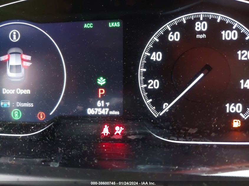 2018 HONDA ACCORD EX-L - 1HGCV1F57JA218179
