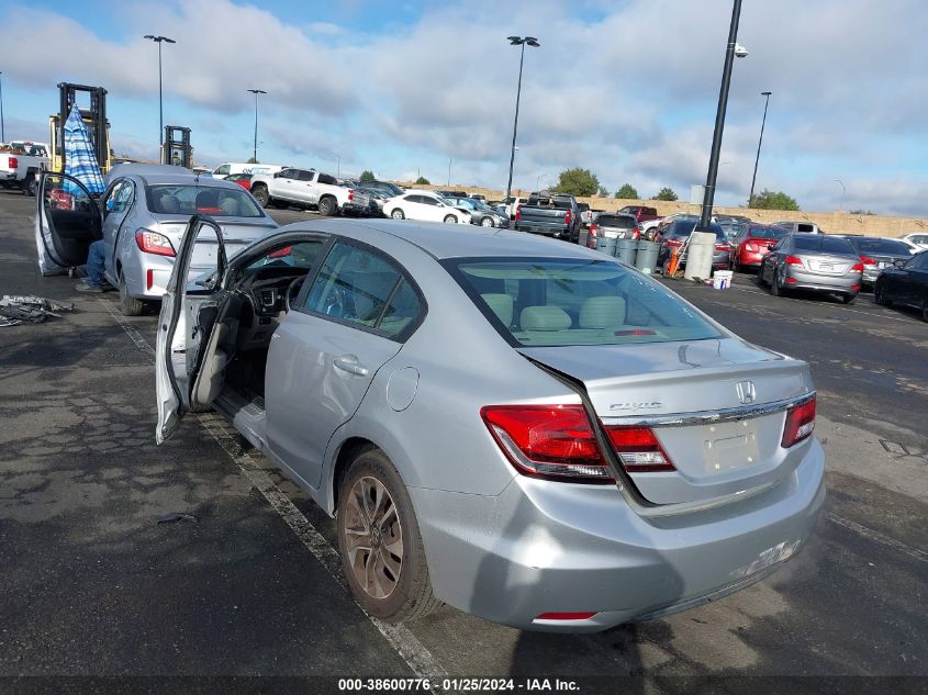 2013 HONDA CIVIC EX - 19XFB2F85DE062343