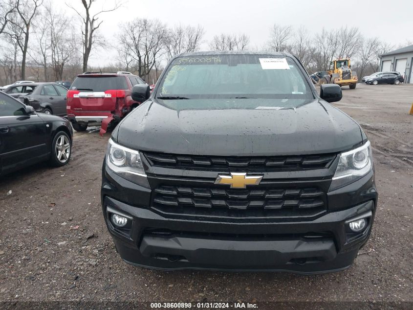 2022 CHEVROLET COLORADO 4WD  SHORT BOX LT - 1GCGTCEN3N1250037