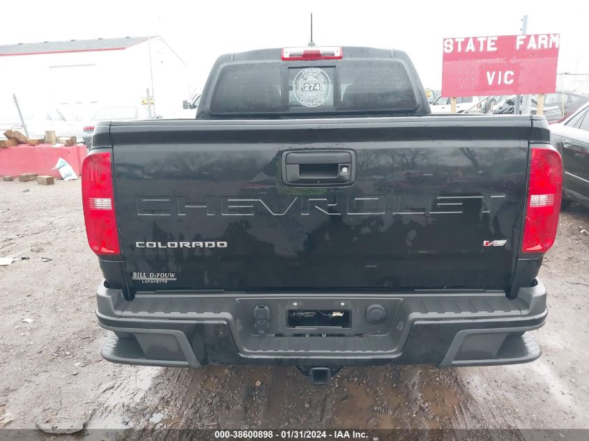 2022 CHEVROLET COLORADO 4WD  SHORT BOX LT - 1GCGTCEN3N1250037