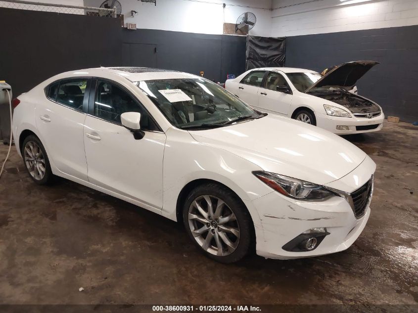 Lot #2543816488 2014 MAZDA MAZDA3 S GRAND TOURING salvage car