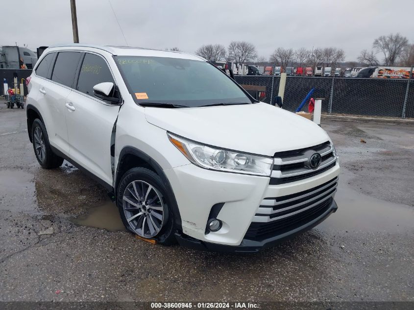 2019 TOYOTA HIGHLANDER SE/XLE - 5TDJZRFHXKS997407