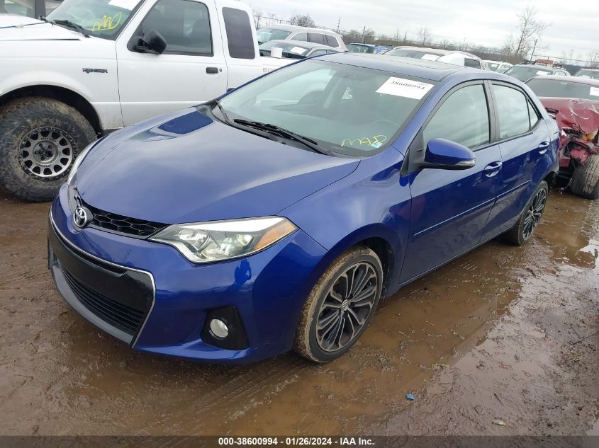 2015 TOYOTA COROLLA S PLUS - 2T1BURHE7FC269404
