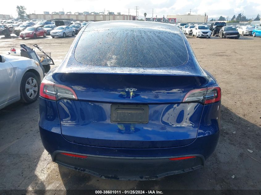 2022 TESLA MODEL Y - 7SAYGDEE1NF429962