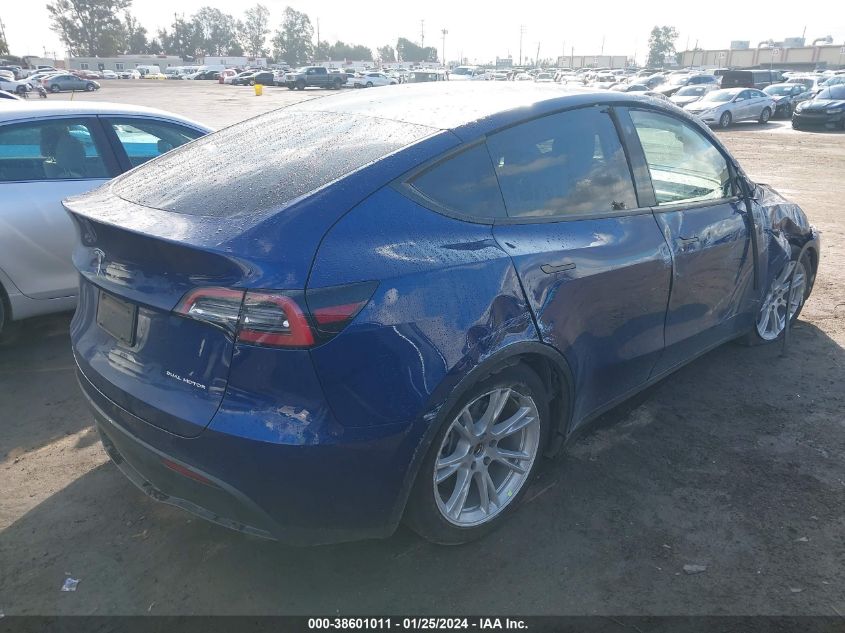 2022 TESLA MODEL Y - 7SAYGDEE1NF429962