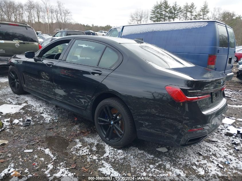 2020 BMW 750I XDRIVE - WBA7U2C01LGJ59726